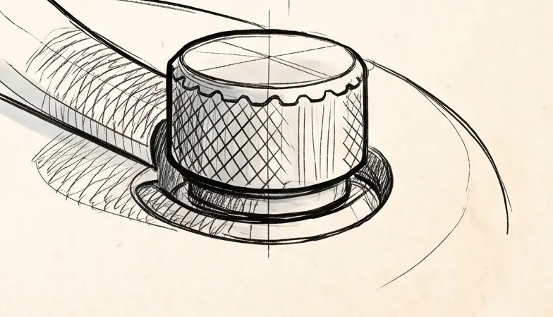 Sketch of the control dial